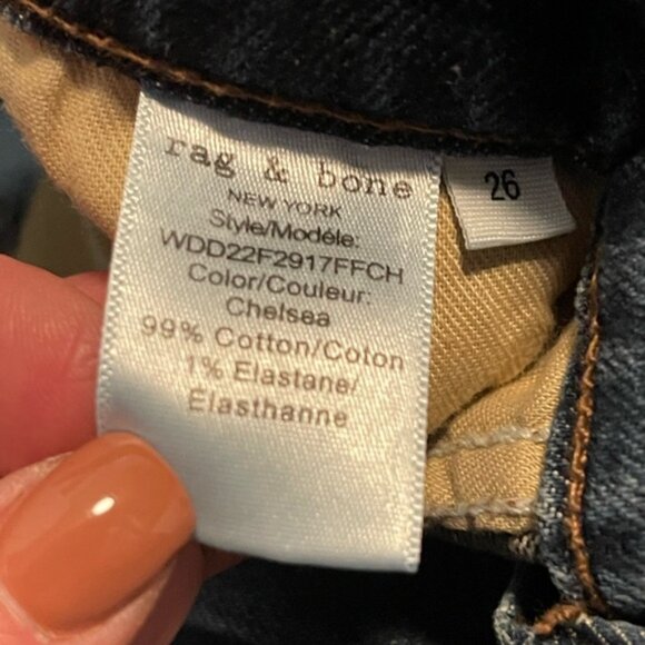Rag & Bone Casey High Rise Ankle Flare Sz 26 - Picture 6 of 8